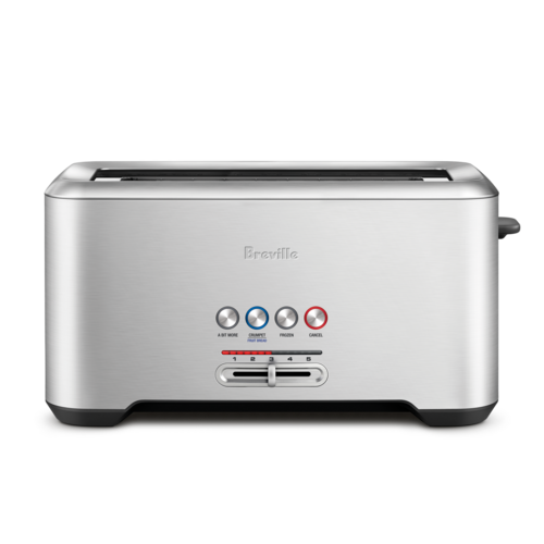 Breville Grille-pain 4 tranches longues fentes Breville The Bit More BTA730BSS