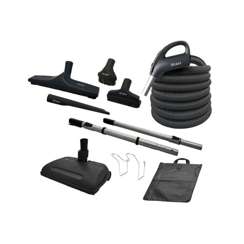 Beam Trousse d'accessoires de luxe Beam pour tapis et planchers durs avec boyau électrique de 35 pieds