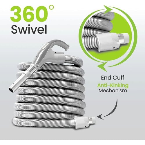 Boyau aspirateur central Orbit anti-torsion 30 pieds