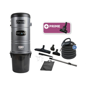 Beam Beam 215 Central vacuum cleaner / 650 AW + 35' hose deluxe hardfloor accessory kit