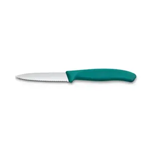 Victorinox Couteau dentelé vert Victorinox 6.7634.C1 Victorinox Couteau dentelé vert Victorinox 6.7634.C1