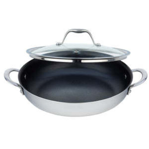 Meyer Sauteuse anti-adhésive avec couvercle Meyer Dynasty Clad 32 cm 6515-32-ED