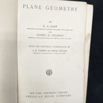 Scotts Book-Plane Geometry by Hart & Feldman