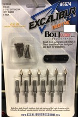 Excalibur Crossbows EXCALIBUR CROSSBOW BOLTCUTTER BROADHEADS -150 gr. (6 pk)