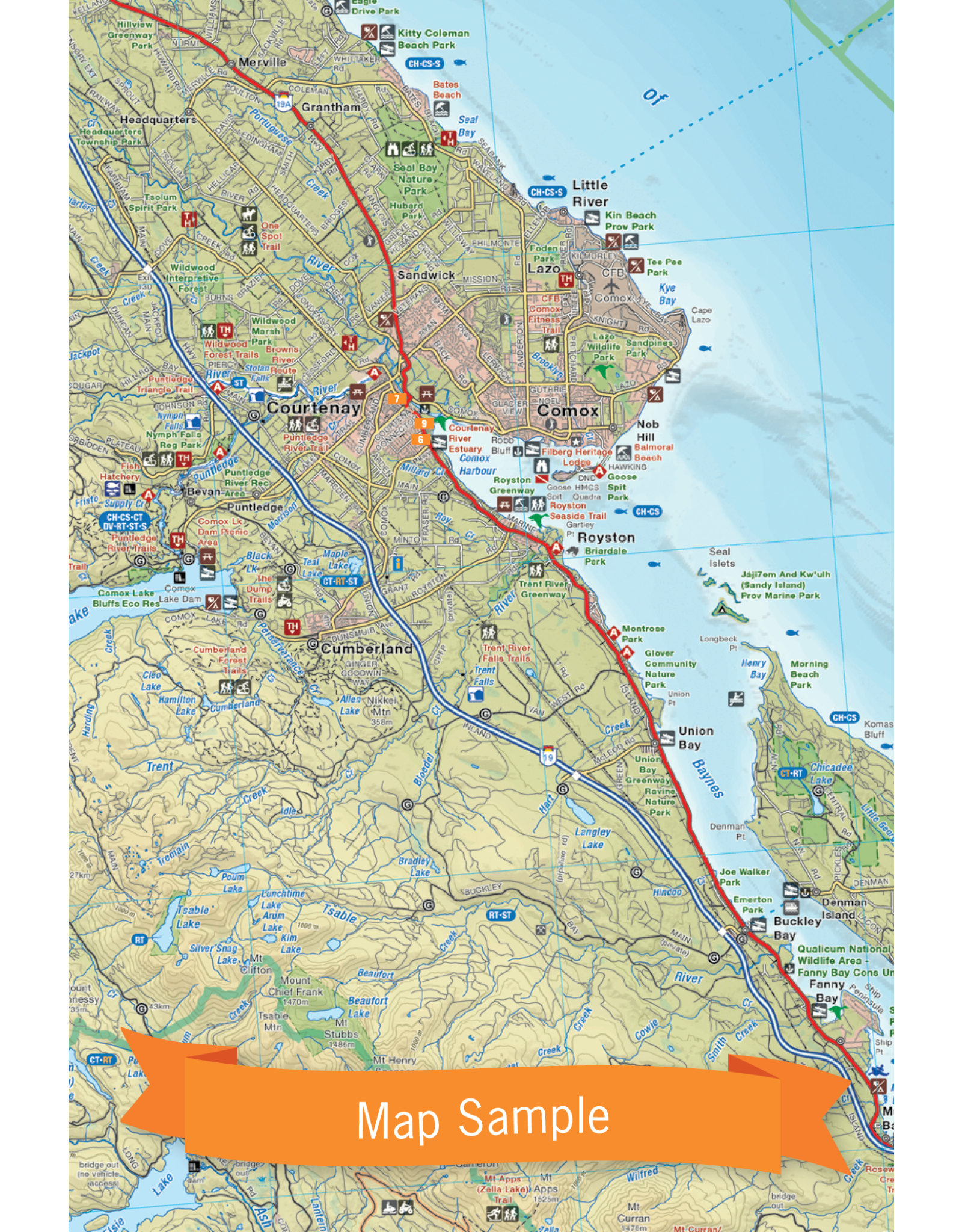 BACKROAD MAPBOOKS BRMB - VANCOUVER ISLAND NORTH