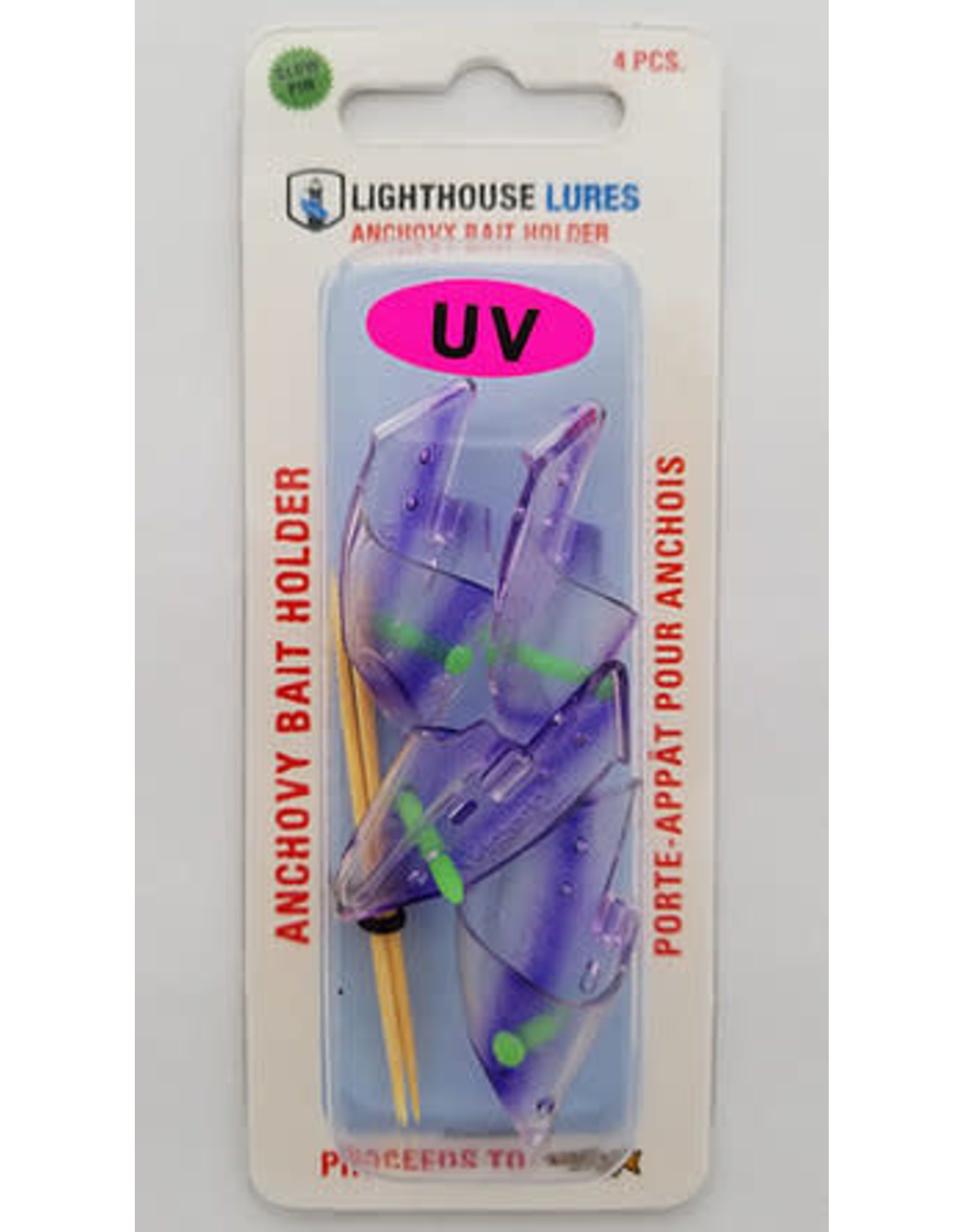 LIGHTHOUSE LURES LIGHTHOUSE ANCHOVY BAIT HOLDER 4 PK