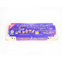 Rabbit River Farms - Free Range Organic Eggs Large 1 dozen