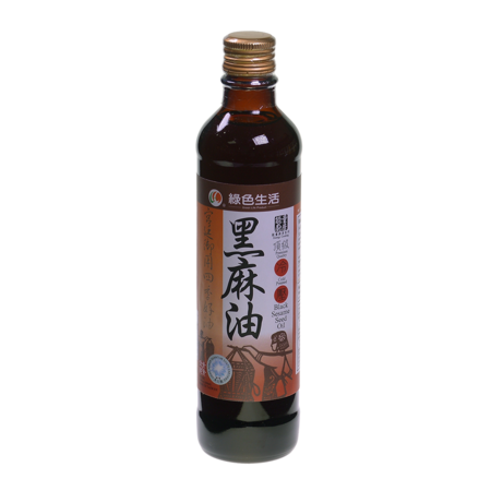 Green Life - Cold Pressed Black Sesame Seed Oil 360ml  綠色生活 冷壓黑麻油