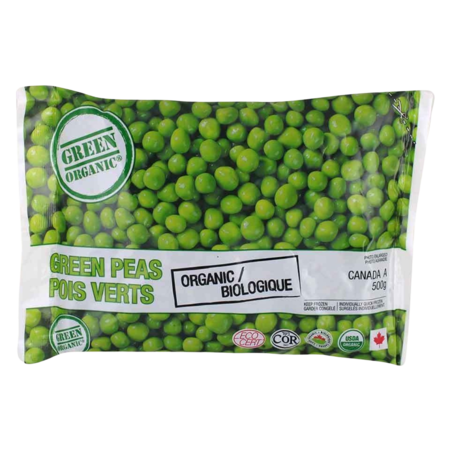 Green Organic - Organic Frozen Green Peas 500g