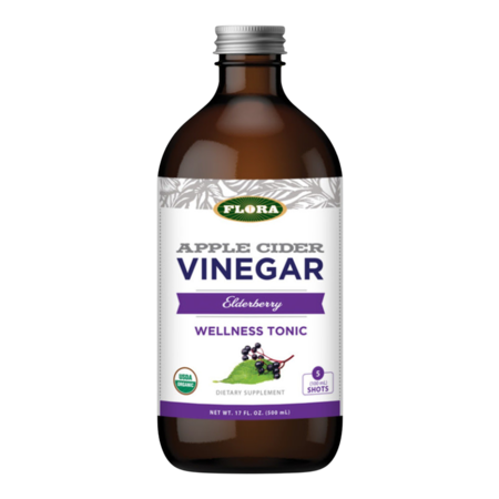 Flora - Apple Cider Vinegar Drink - Elderberry 500ml