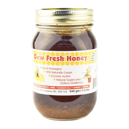 Dew Fresh - All Natural Honey Amber Alfalfa Buckwheat 640g