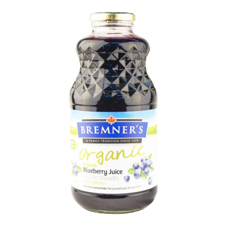 Bremners Juice - Organic Blueberry Juice 946ml