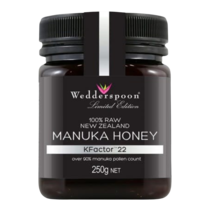 Wedderspoon - Raw Manuka Honey KFactor 22 250g