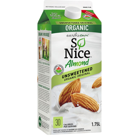 So Nice - Organic Almond Unsweetened Beverage 1.75L ()