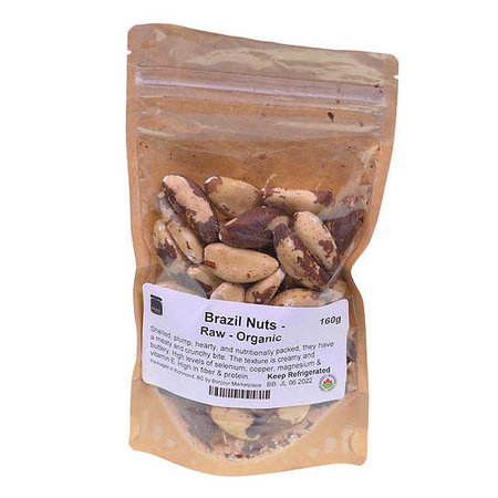 Brazil Nuts - Raw - Organic 160g