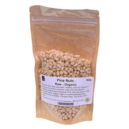 Pine Nuts - Raw - Organic 160g