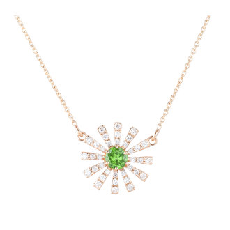 Tsavorite & Diamond Necklace