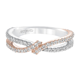 Two-Tone Knotted Anniversary Band