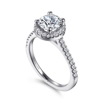 Halo Engagement Ring