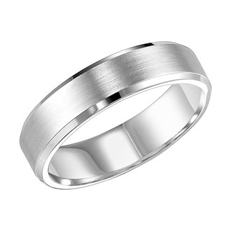 Satin Finish Wedding Band