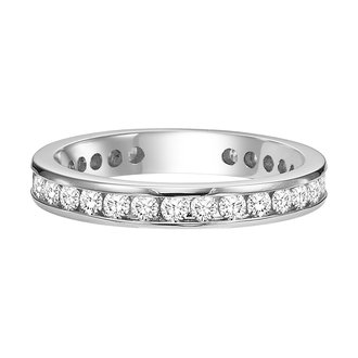 Brilliant Round Cut Diamond Band