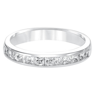 Channel Set Diamond Wedding Band