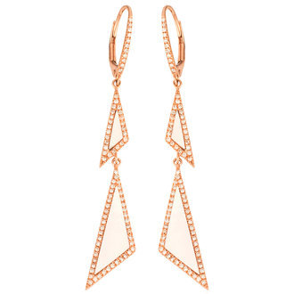 Triangle Drop Earrings
