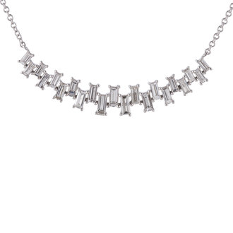 Diamond Bar Necklace