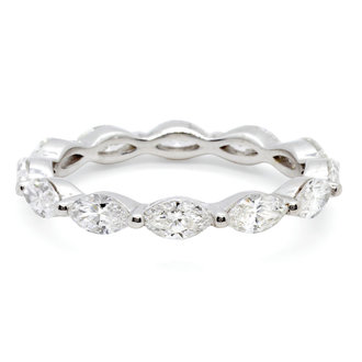 Marquise Diamond Eternity Band