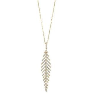 Diamond Frond Necklace