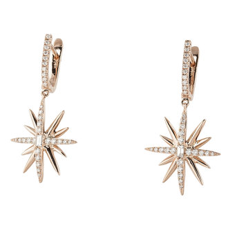 Diamond Star Earrings