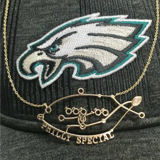 Philly Special Silver & Yellow Gold Plated Necklace