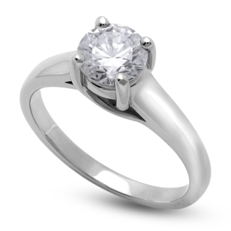 Trellis Style Solitaire Ring