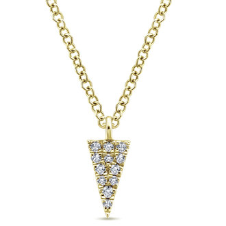 Diamond Triangle Necklace
