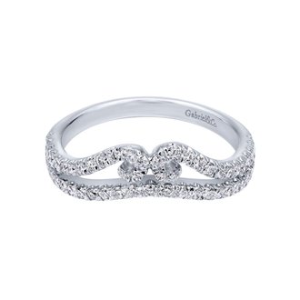 Diamond Shadow Wedding Ring