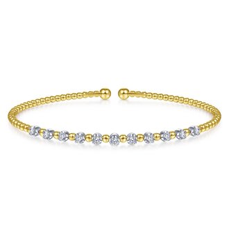 Split Cuff Diamond Bracelet