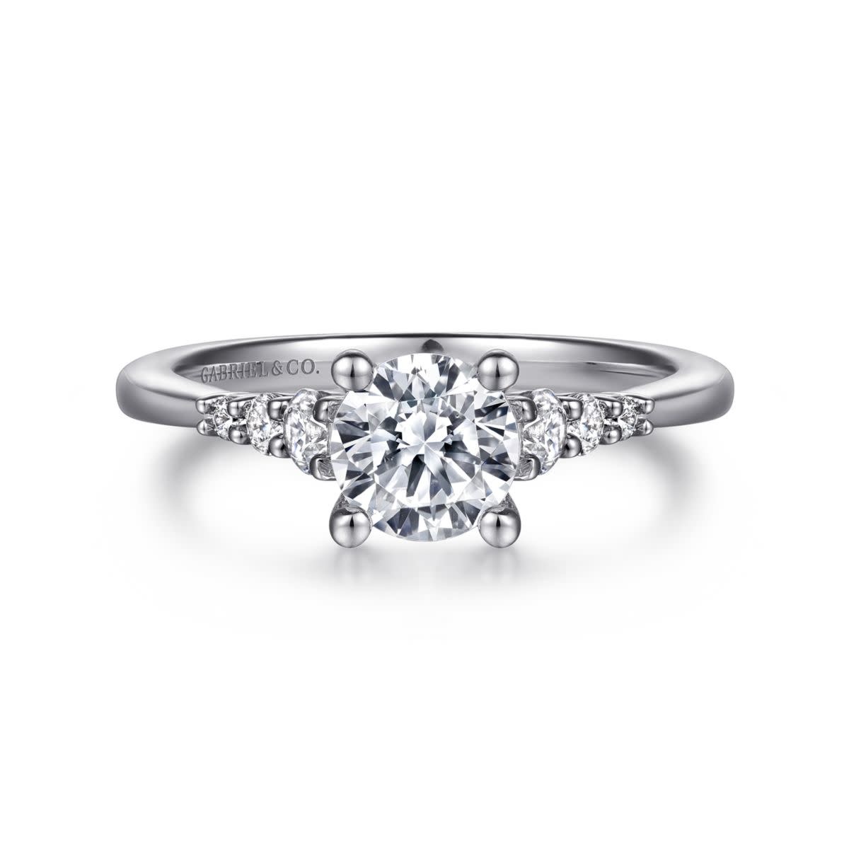 2 Ct. Princess Cut Natural Diamond Hidden Halo 3 Row Shank Engagement Ring  (GIA Certified) | Diamond Mansion