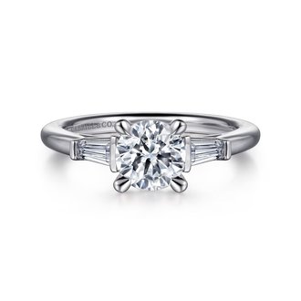 Three-Stone Diamond Engagement Ring