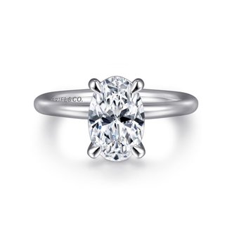 Oval Solitaire Engagement Ring