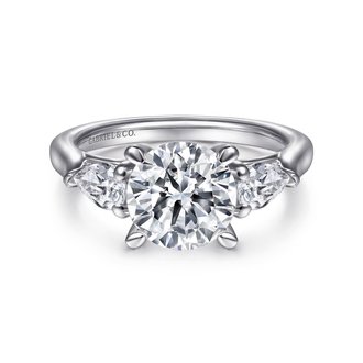 Three-Stone Diamond Engagement Ring