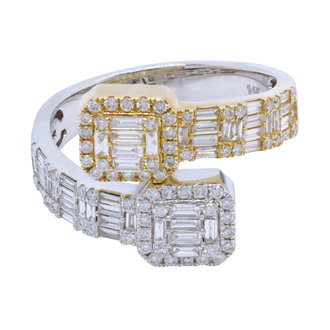 Two Tone Diamond Ring