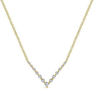 Diamond Chevron Necklace