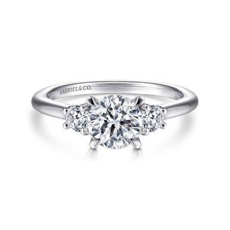 Three-Stone Diamond Engagement Ring