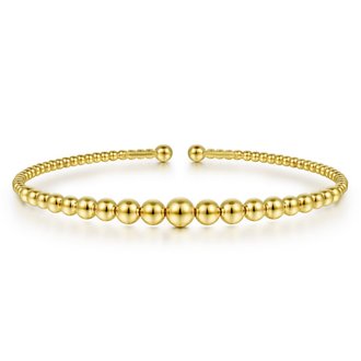 Bujukan Beaded Gold Bangle