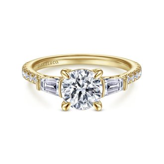 Three-Stone Diamond Engagement Ring