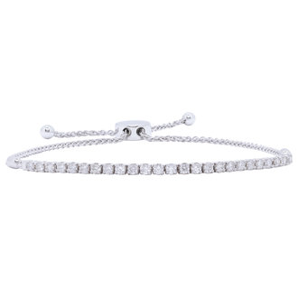 Diamond Bolo Bracelet
