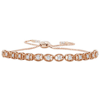Diamond Bolo Bracelet