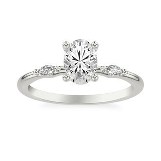 Oval Diamond Engagement Ring