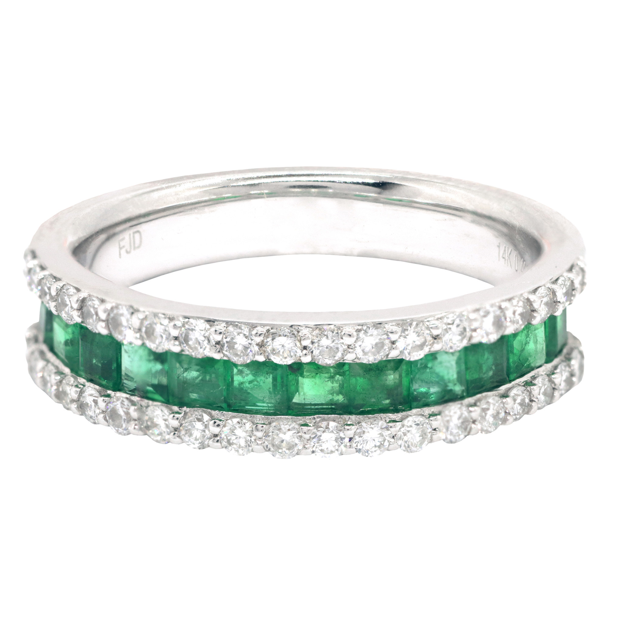 The Emeria Emerald Band Ring - Anastasia Jewelers