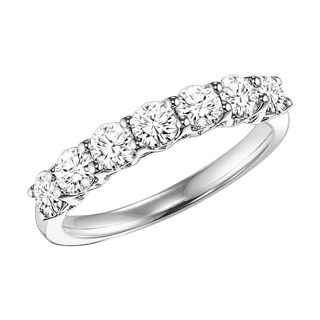 18Kt 7 Stone Ladies Diamond Ring 148G1097